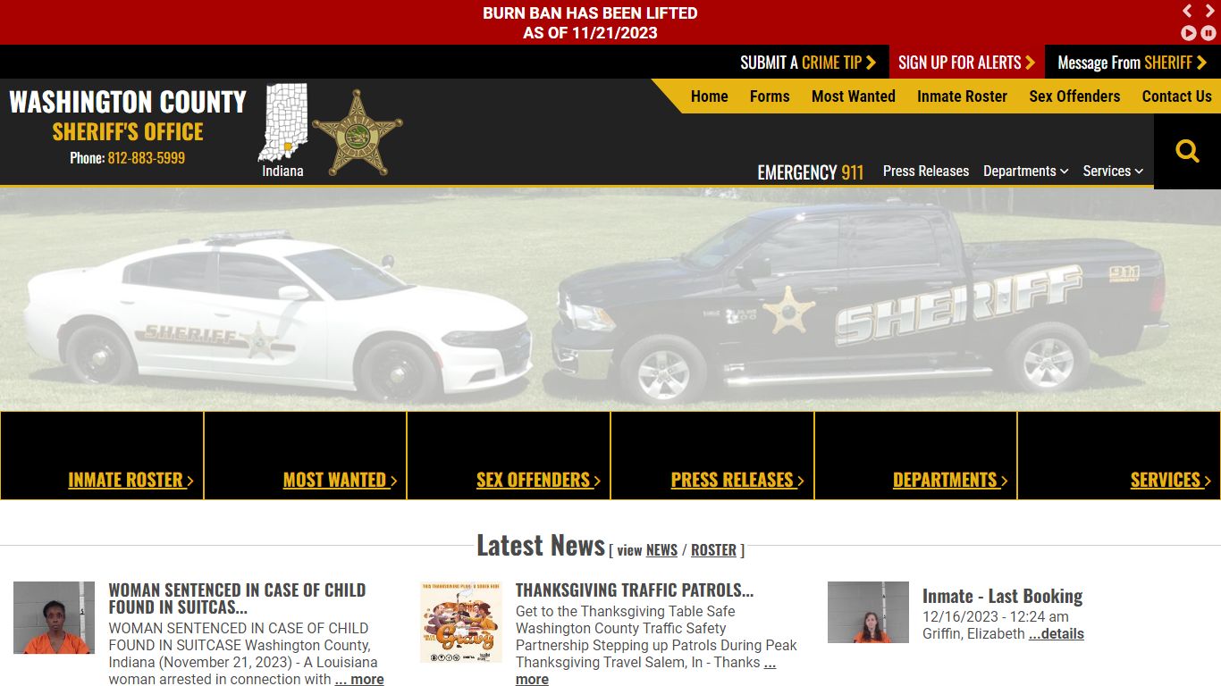 Washington County IN Sheriff